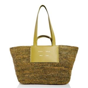 Proenza Schouler White Label Morris Large Raffia Tote
